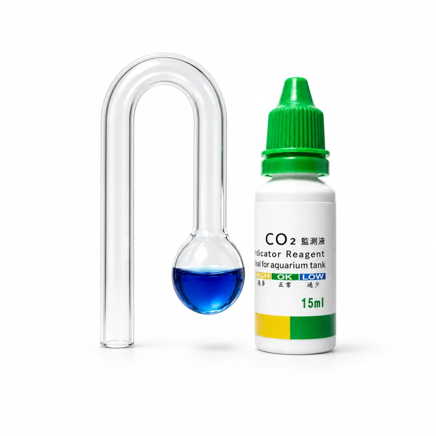 Glass Indicator Co2 Solution / Indikator Co2 Kaca / Co2 Drop Checker