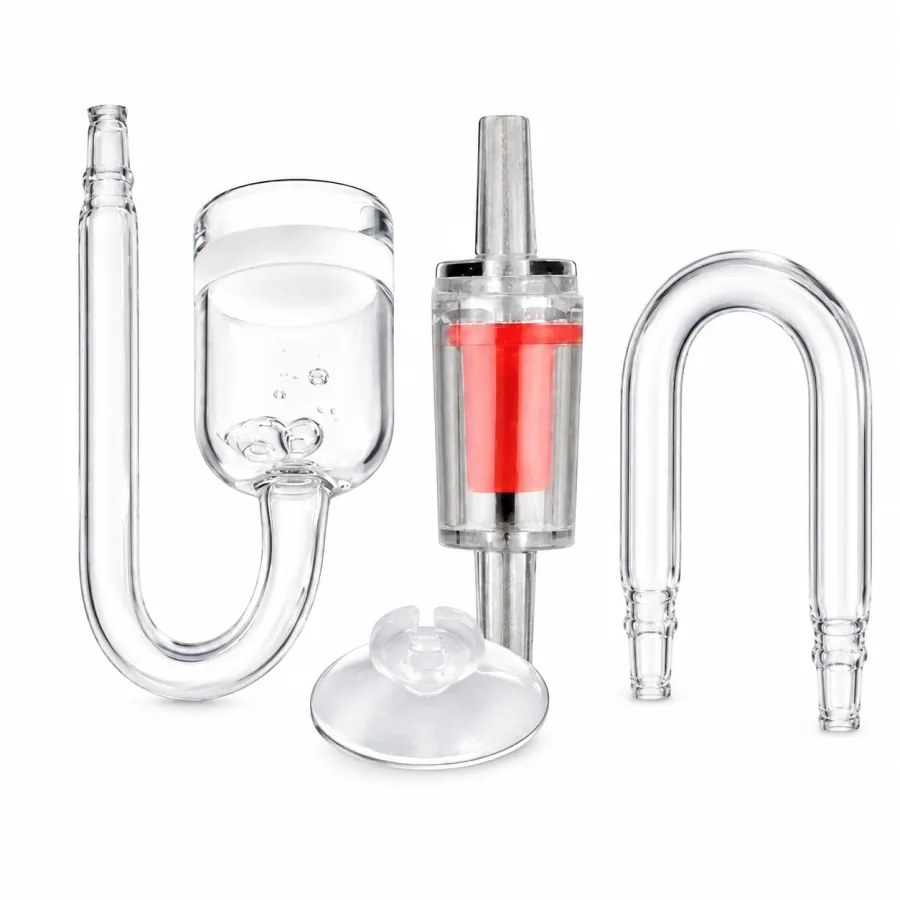 [4 In 1] Aquascape Co2 Diffuser Glass / Kaca Paket 1 Set