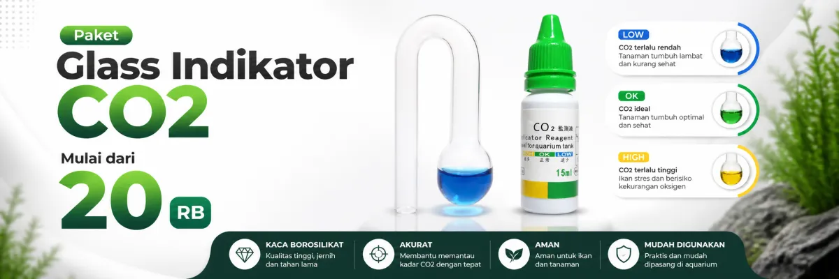 Banner Glass Indikator CO2
